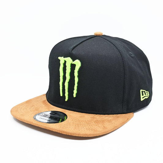 Snapback Jockey Monster Energy Gamuza Negro