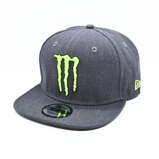 Snapback Jockey Monster Energy Gris Oscuro